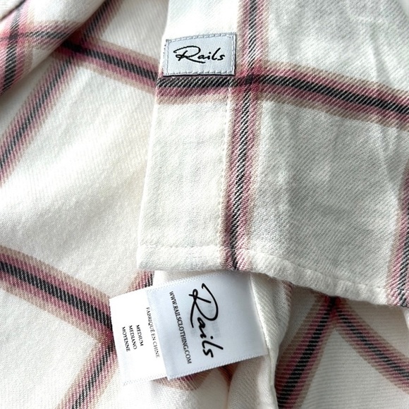 Rails, Sinfully Soft Andie Shirt, Lux Button-Front, You’ll Live in It! Medium - Picture 10 of 14